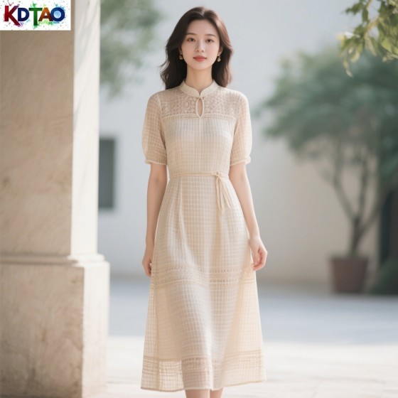 女式梭织连衣裙