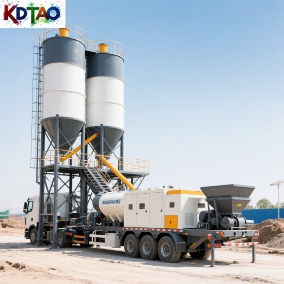 双仓移动搅拌站